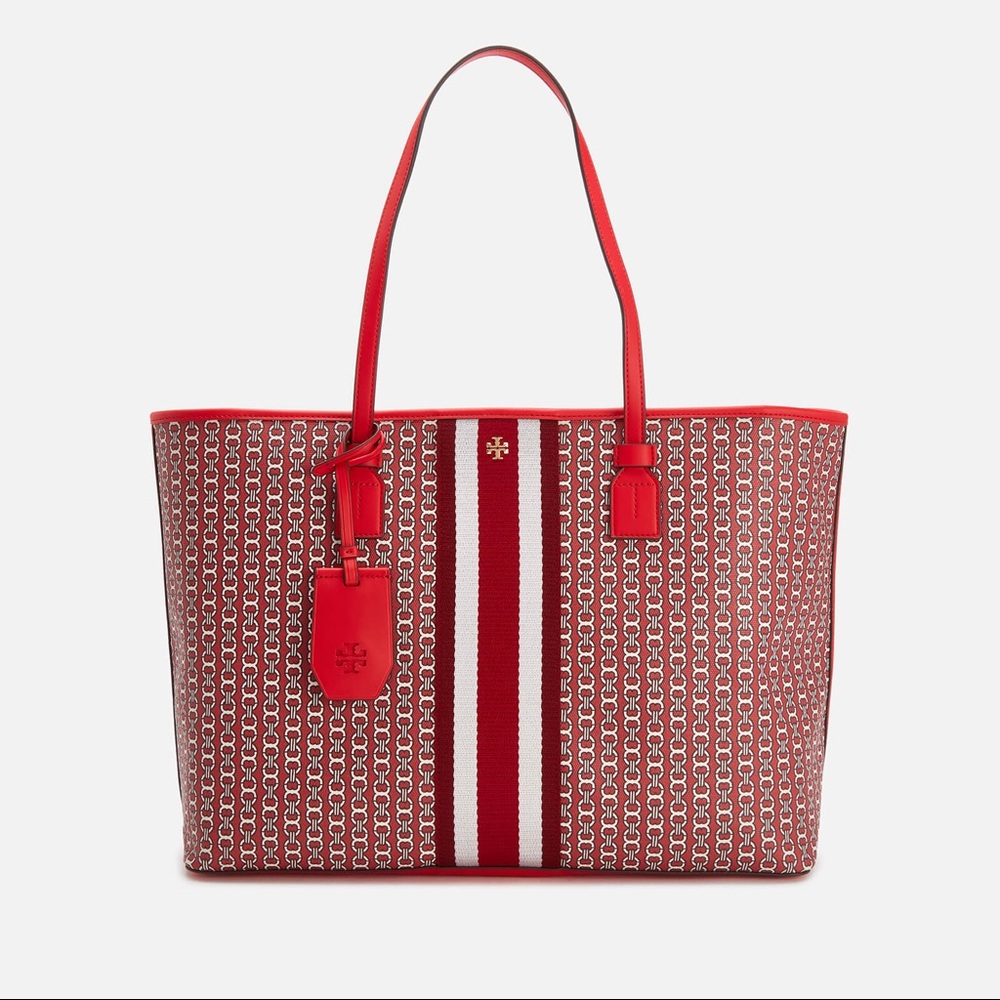 NWT Tory Burch Gemini Large Link Top-Zip Tote Bag